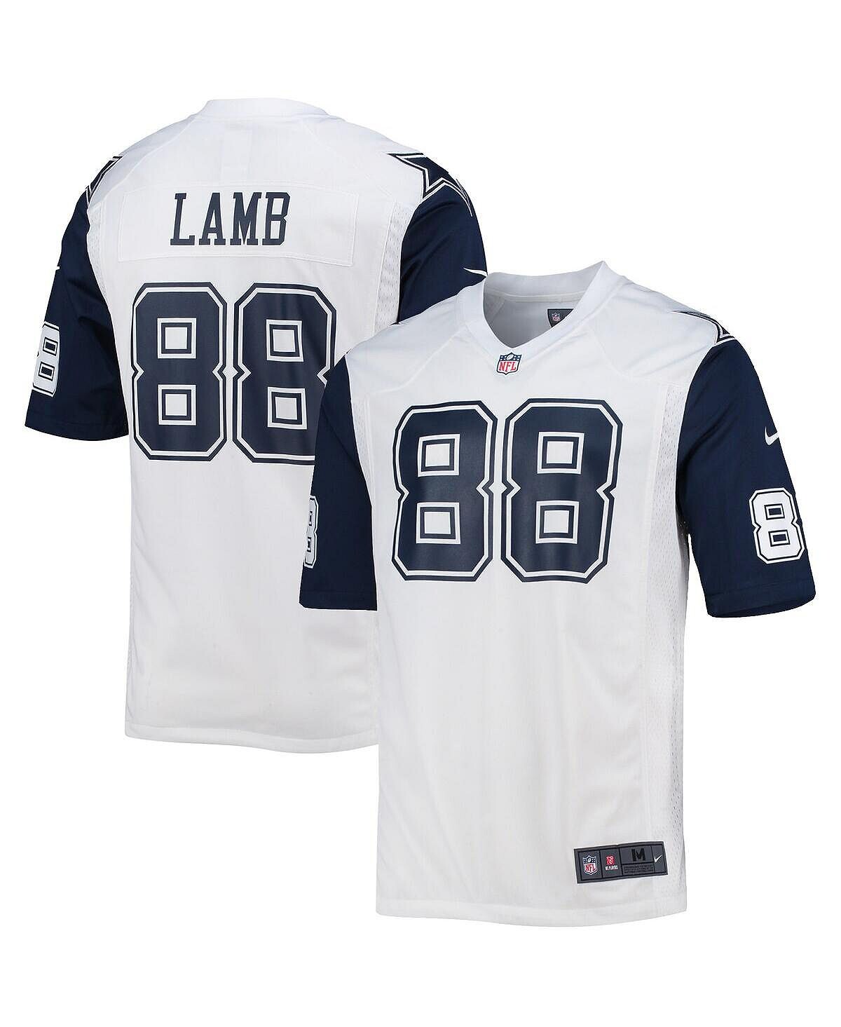 

Белая альтернативная игровая майка CeeDee Lamb Dallas Cowboys Nike
