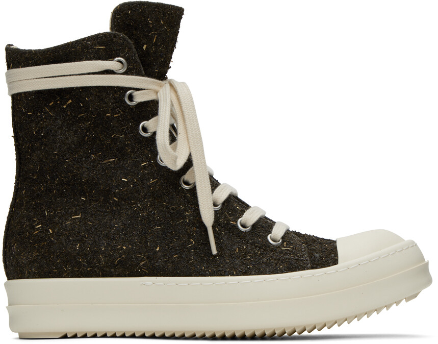 

Rick Owens DRKSHDW Коричневые высокие кроссовки