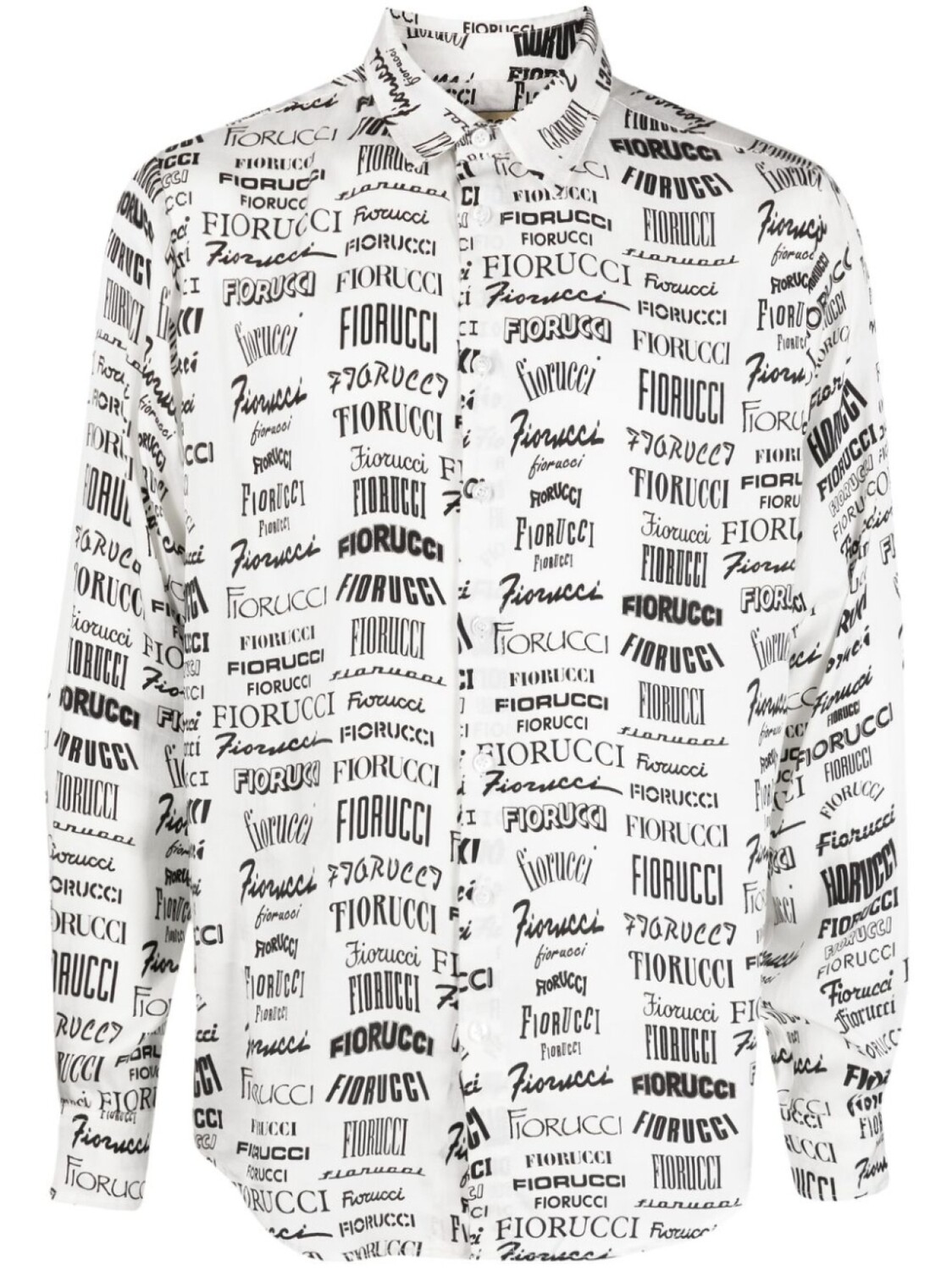 

Fiorucci рубашка с логотипом, белый