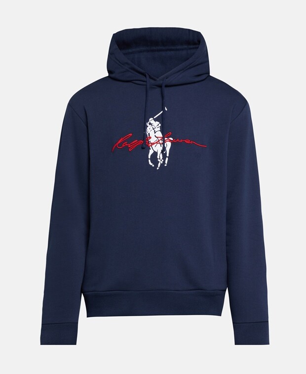 

Толстовка с капюшоном Polo Ralph Lauren, темно-синий