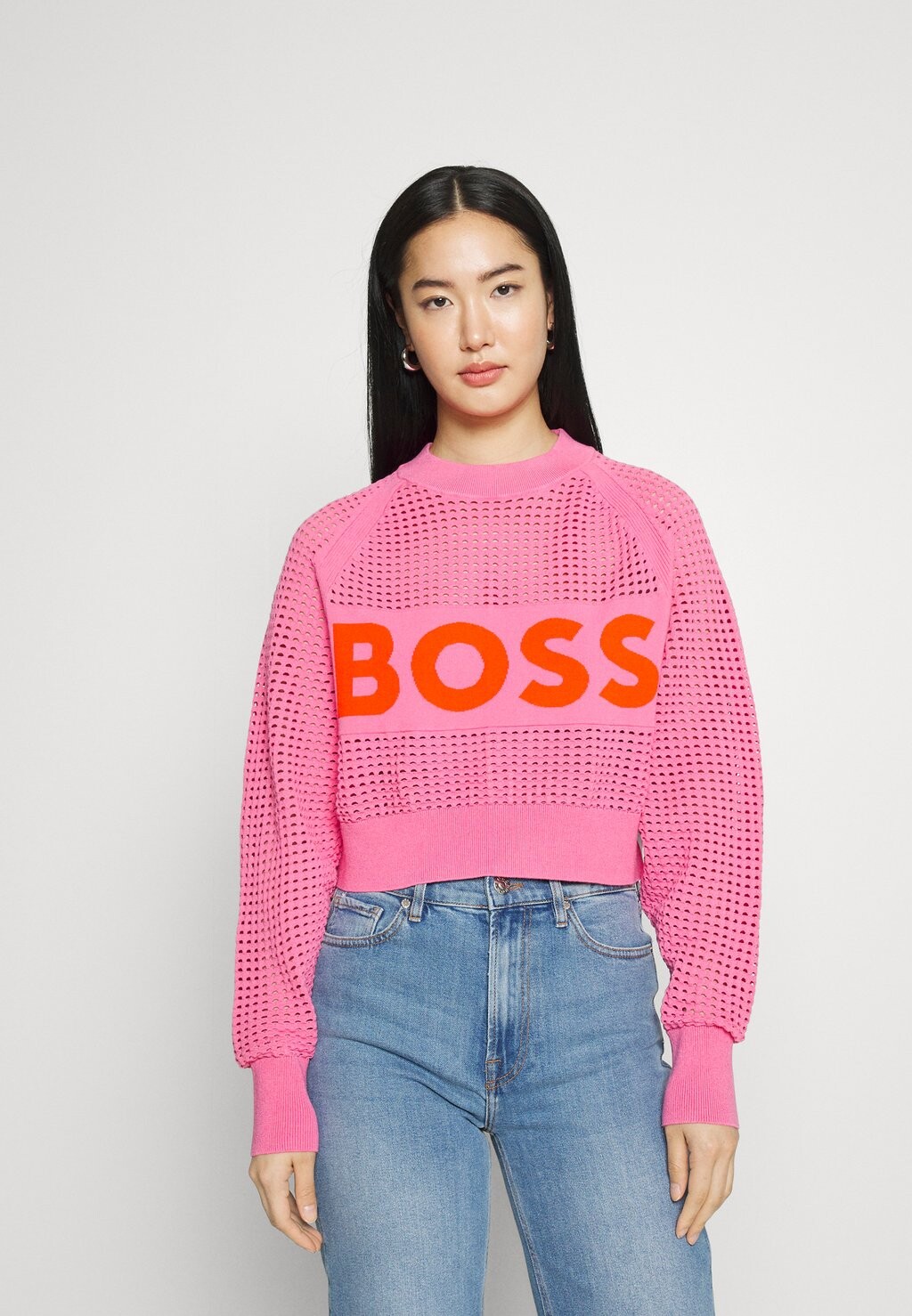 

Свитер ФЕННИКИ BOSS, средний розовый