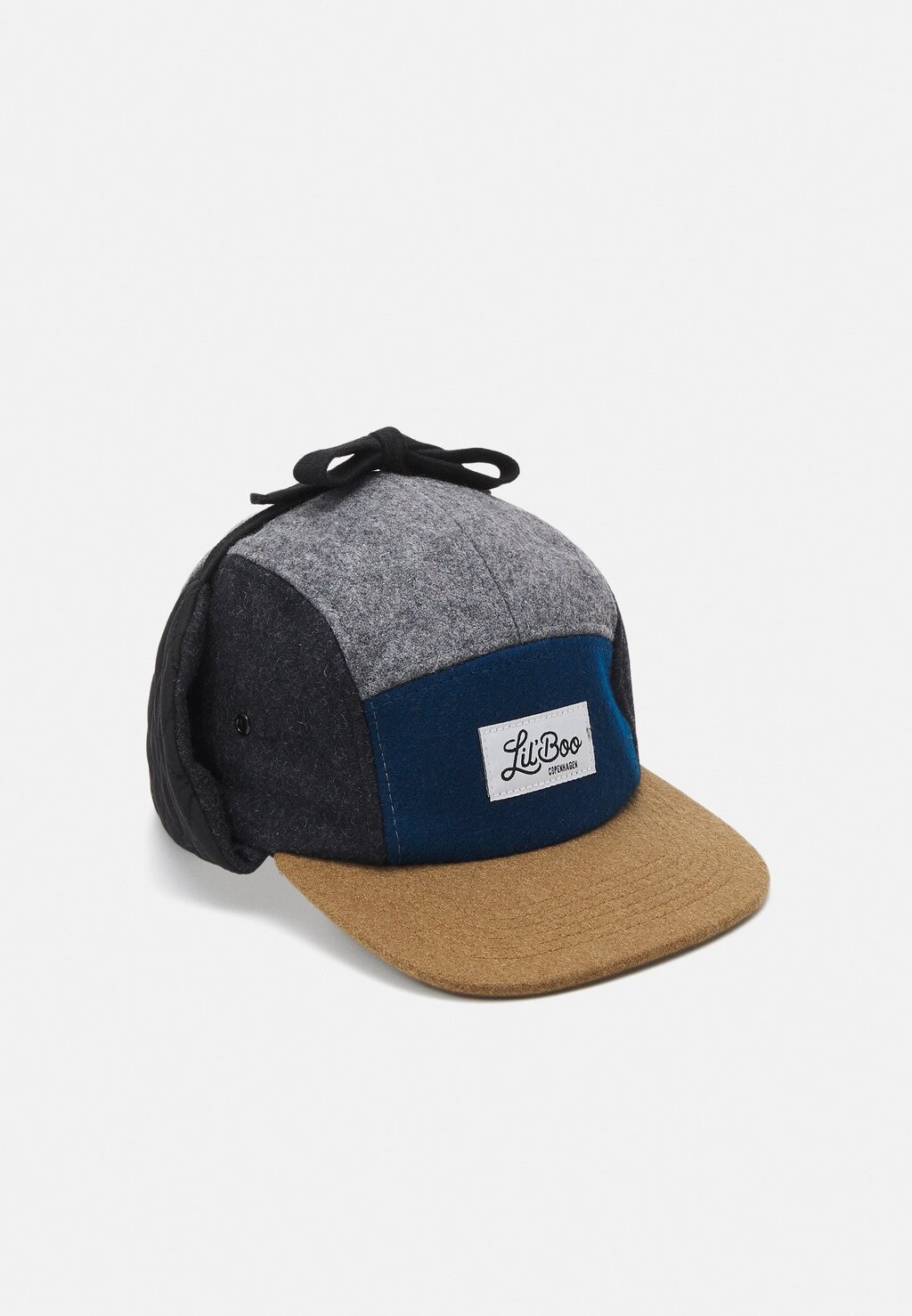 

Шапка-бини Block Panel With Ears Unisex Lil'Boo, цвет block blue