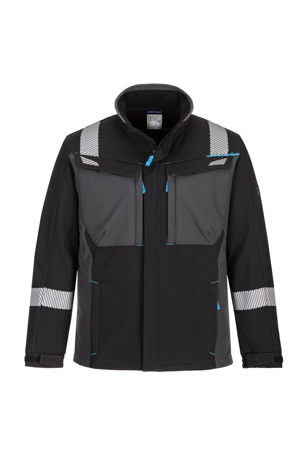 WX3 Огнестойкая куртка Soft Shell Portwest, черный