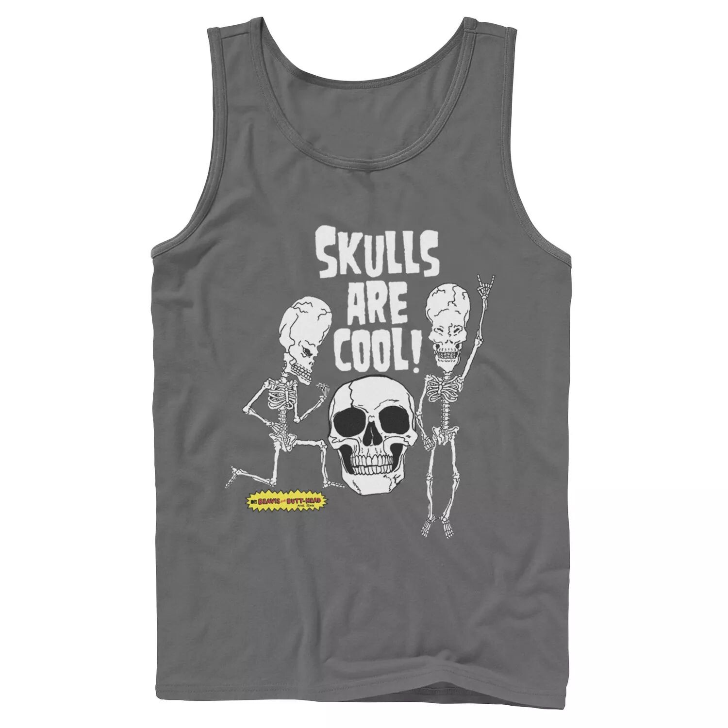 

Мужская майка Beavis and Butt-Head "Skulls Are Cool" Licensed Character