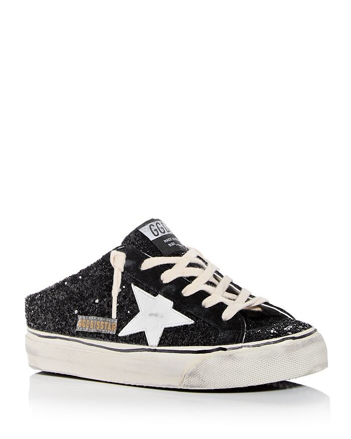 

Женские кроссовки Super-Star Glitter Mule Golden Goose