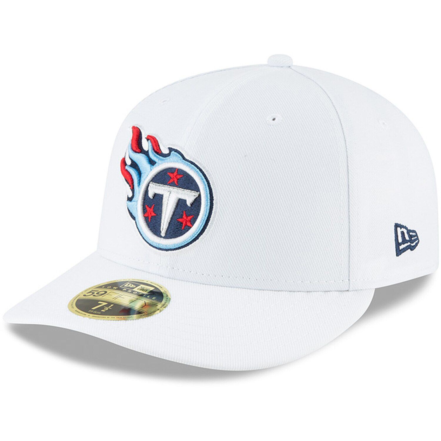 

Мужская облегающая шляпа New Era White Tennessee Titans Omaha Low Profile 59FIFTY