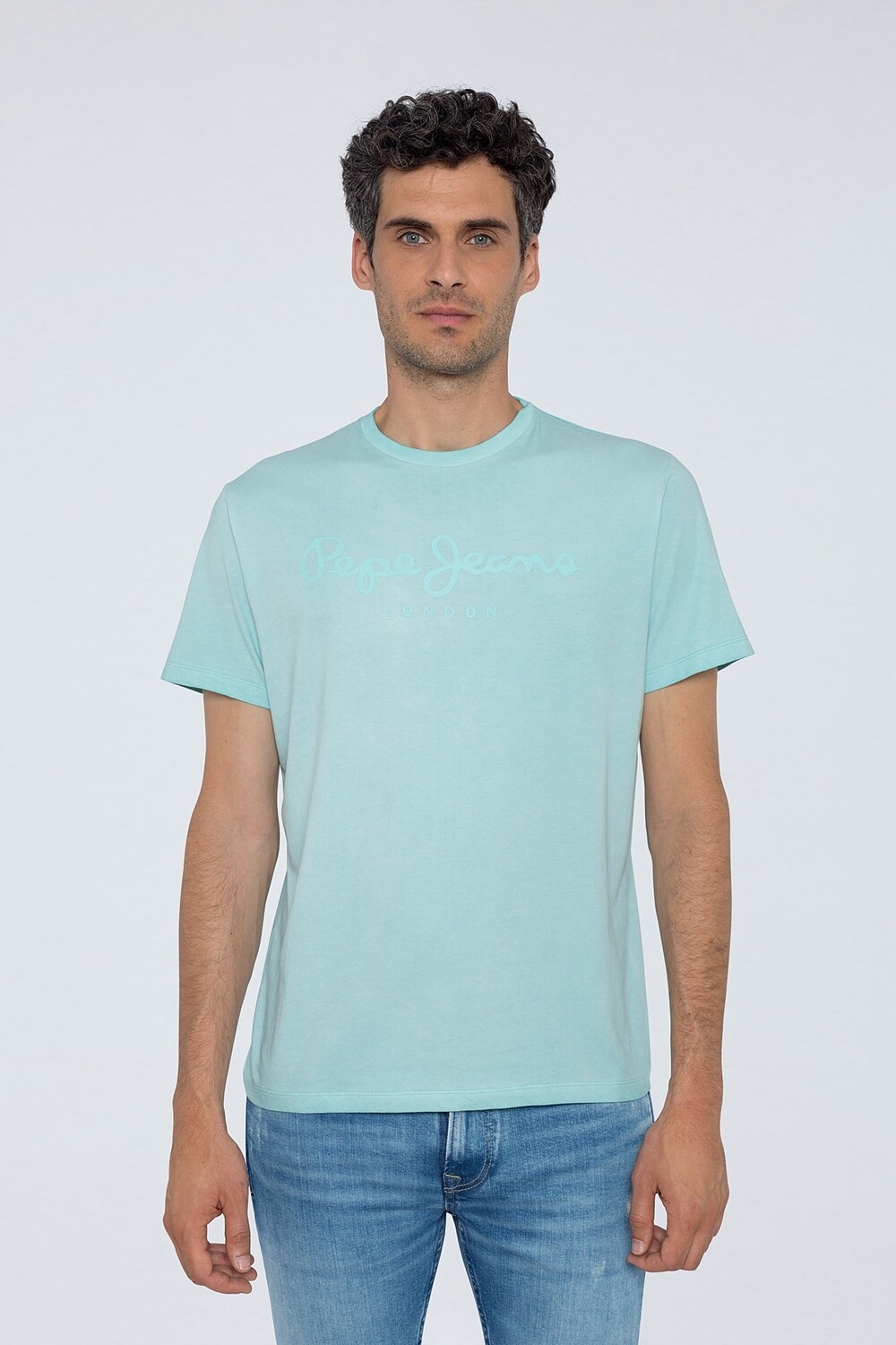 

Футболка мужская синяя Pepe Jeans, синий