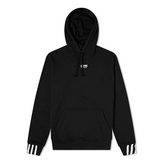 

Толстовка adidas originals RYV Hoody Cuff Stripe Drawstring Black, черный