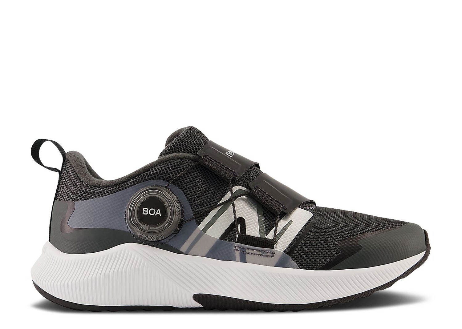 

Кроссовки New Balance Dynasoft Reveal V4 Boa Little Kid Wide 'Blacktop Silver', черный