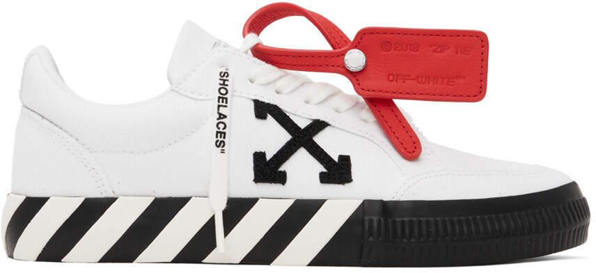 Off-White Белые вулканизированные кроссовки