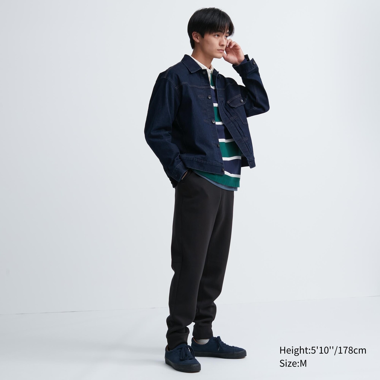 

Брюки-джоггеры DRY Stretch (длинные) Uniqlo, черный