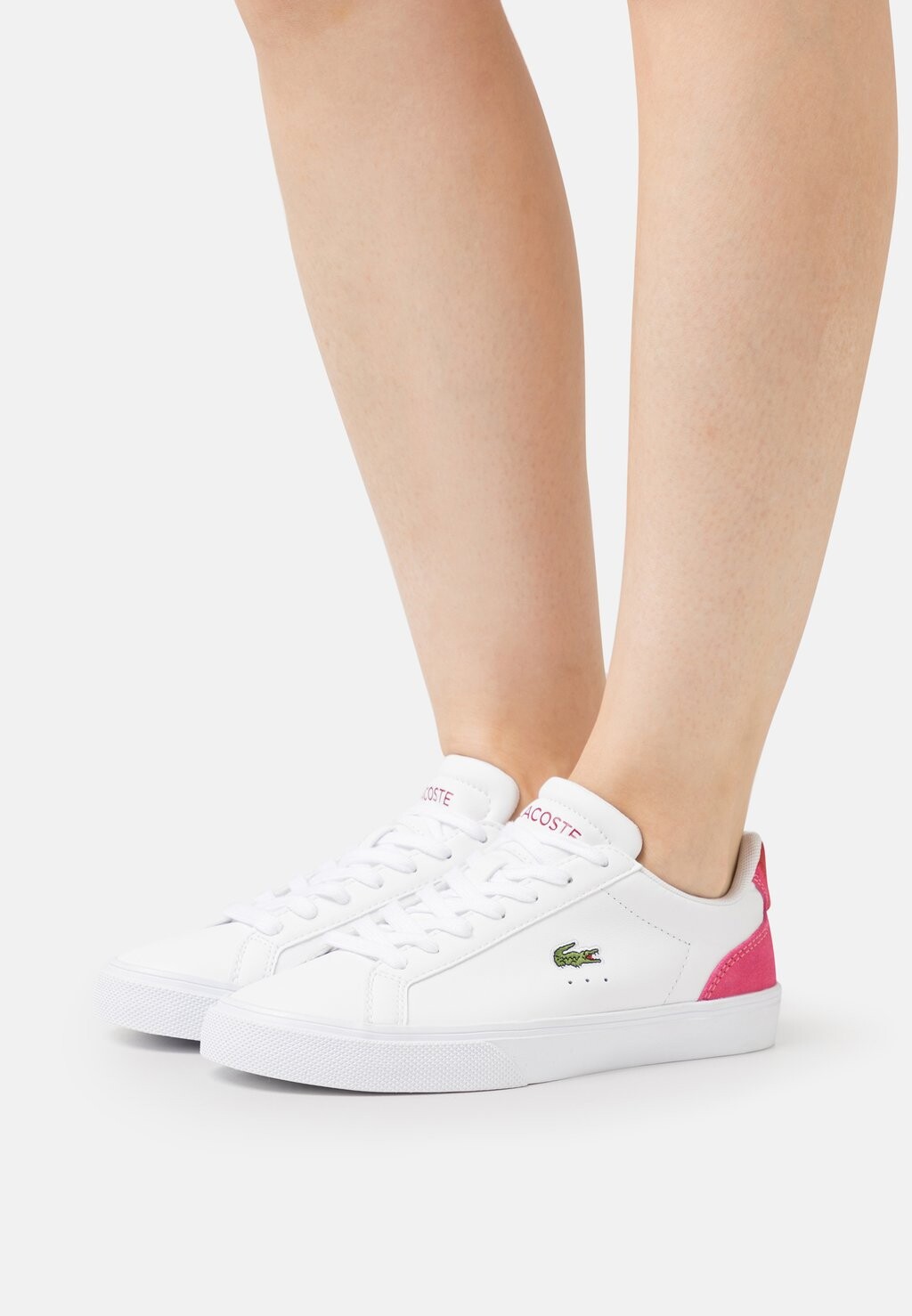 

Кроссовки Lacoste, белый/розовый