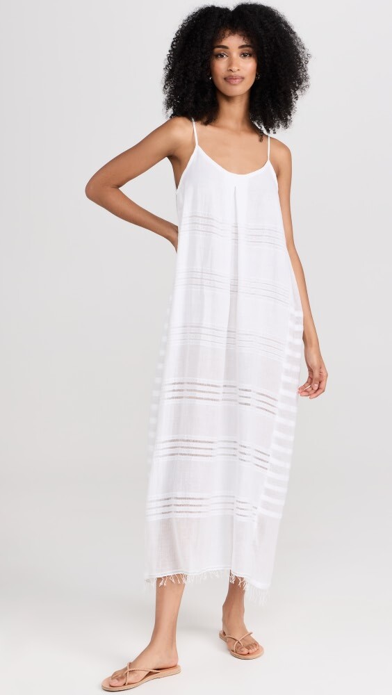 

Платье Lemlem Abira Slip, белый