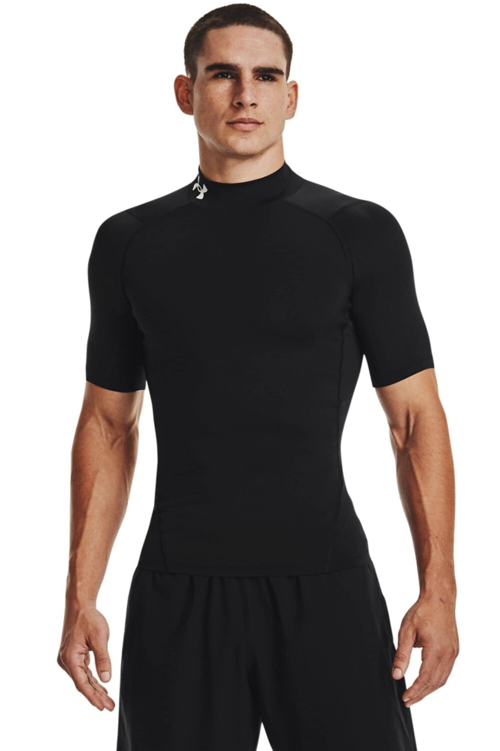 

Футболка с воротником стойкой Heat Geat Armour Under Armour, черный