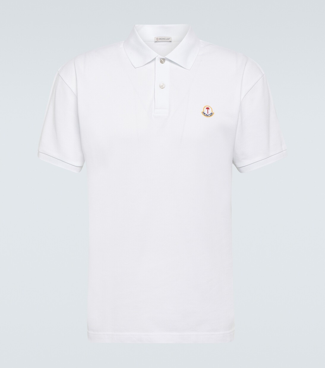 

Рубашка-поло x palm angels Moncler Genius, белый