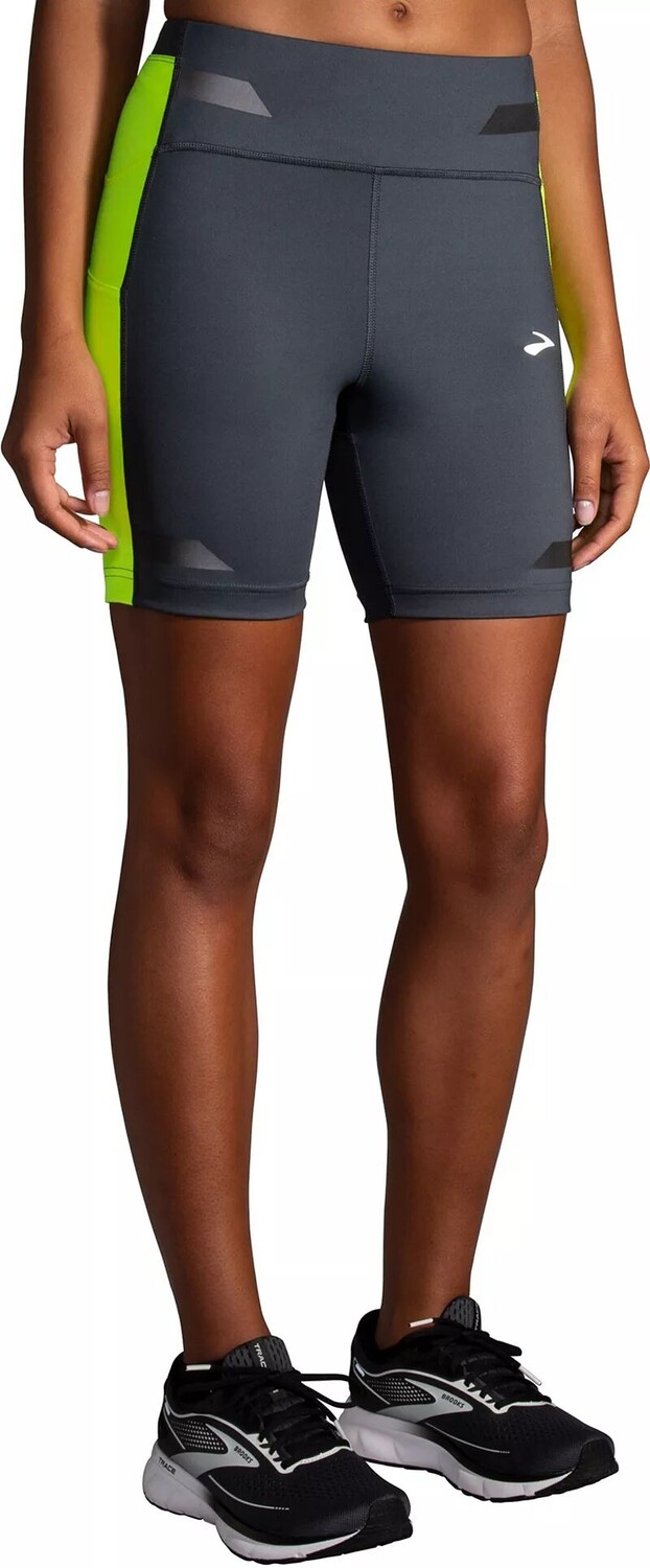 

Женские короткие тайтсы Brooks для бега с видимостью 6 дюймов