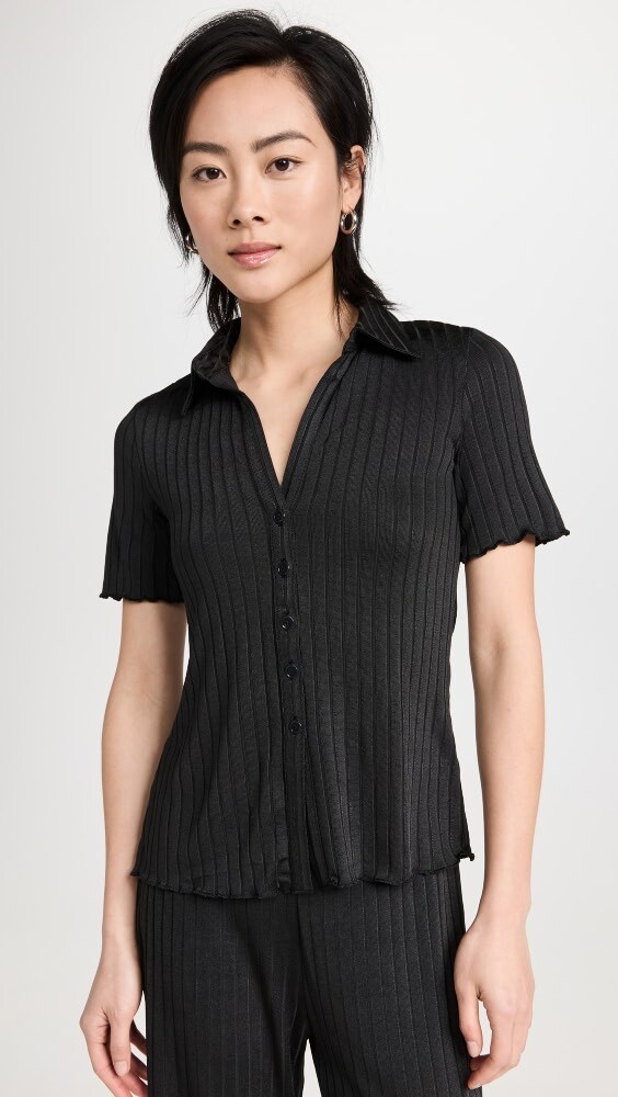 

Кардиган Club Monaco Ribbed, черный