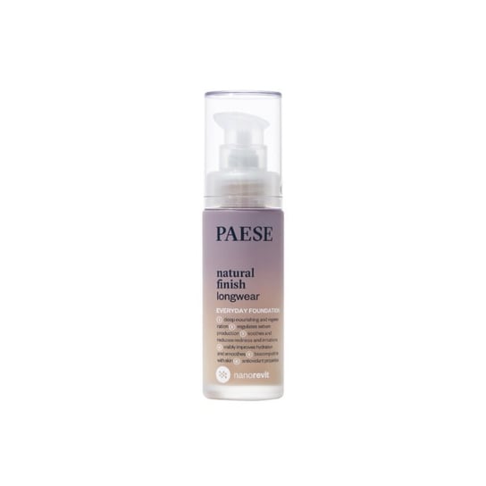Фарфор., 30мл. Pease, Foundation, Natural Finish Long.found. 02, Paese