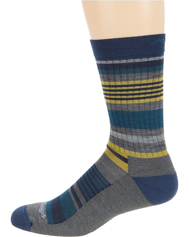 

Носки Darn Tough Vermont Unstandard Stripe Crew Light Cushion, цвет Medium Gray
