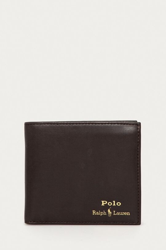 

Кожаный кошелек 405803866001 Polo Ralph Lauren, коричневый