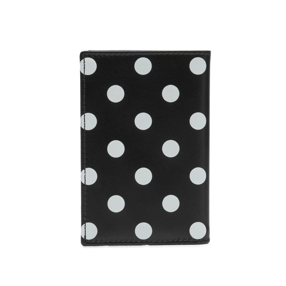 

Comme des Garçons Wallet SA6400 Кошелек в горошек, черный