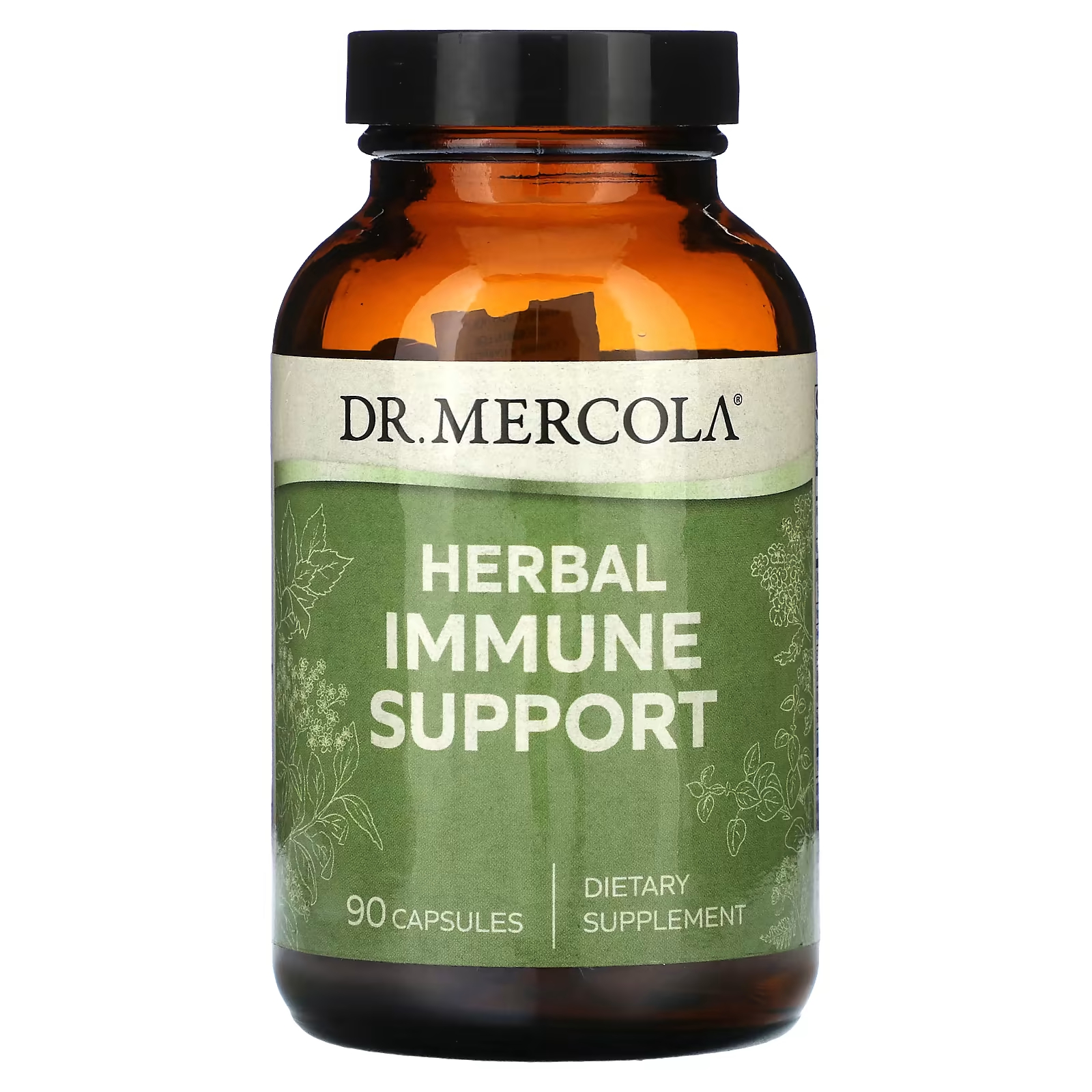 Dr. Mercola Травяная поддержка иммунитета 90 капсул dr mercola мелатонин поддержка сна 1 5 мг 90 капсул