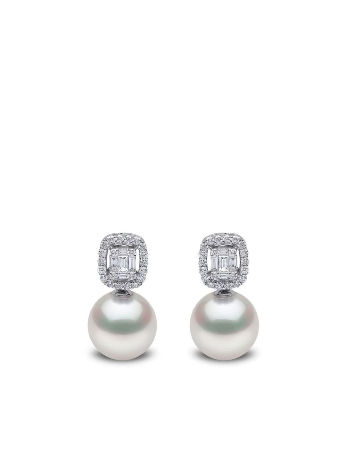 

Серьги Starlight из белого золота с жемчугом и бриллиантами Yoko London, серебряный