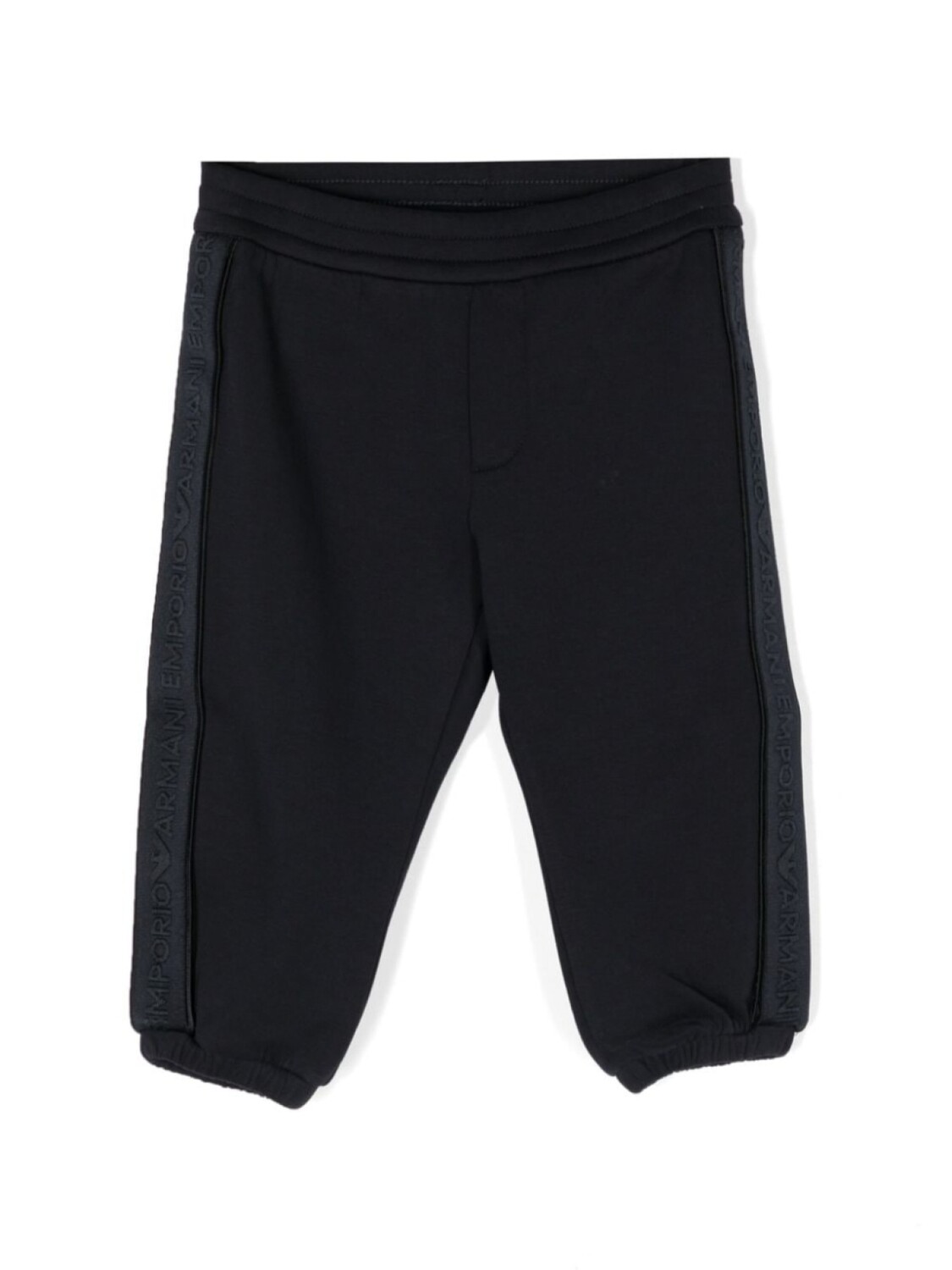 

Зауженные спортивные брюки с вышитым логотипом Emporio Armani Kids, синий