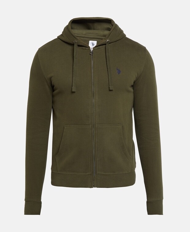 

Толстовка с капюшоном U.S. Polo Assn., хаки