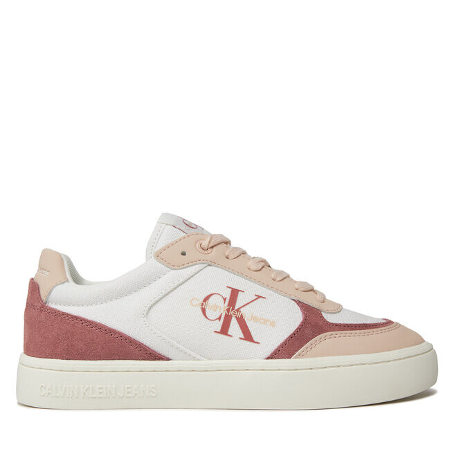 

Кроссовки Calvin Klein Jeans Classic Cupsole Low Mix Ml Btw YW0YW01390 Bright White/Whisper Pink 02S, белый