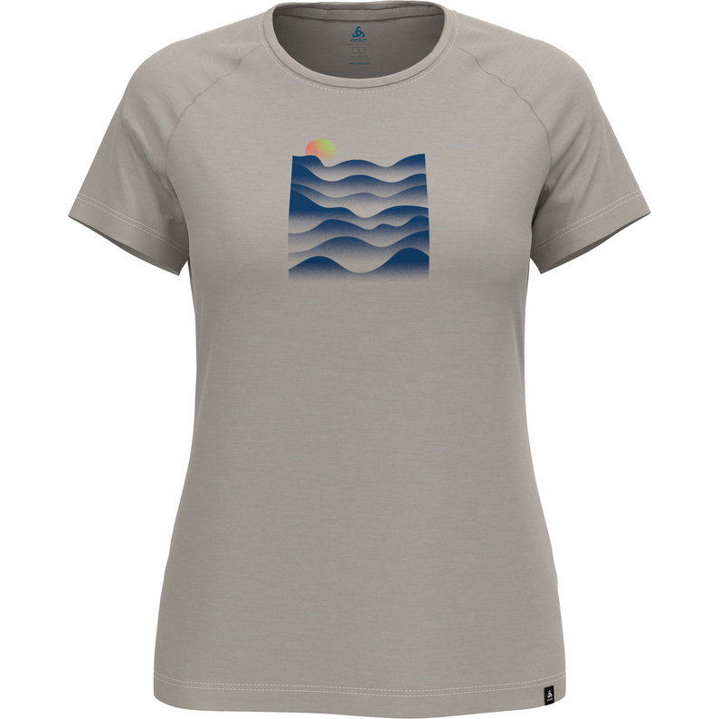 Женская футболка Ascent PW 130 Sunset Odlo, серый