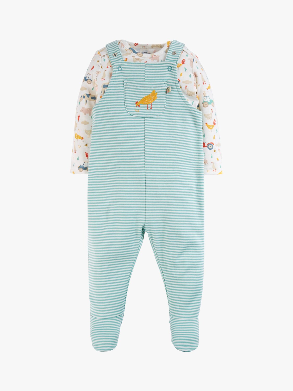

Комбинезон из органического хлопка Baby Dillon Farmyard Friends Frugi, мульти