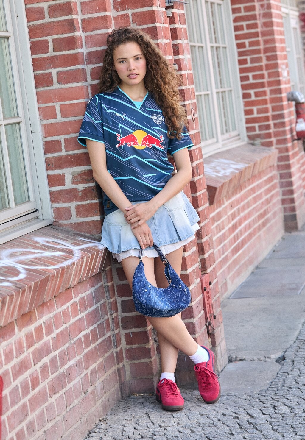 

Спортивная футболка RB LEIPZIG THIRD REPLICA Puma, темно-синий