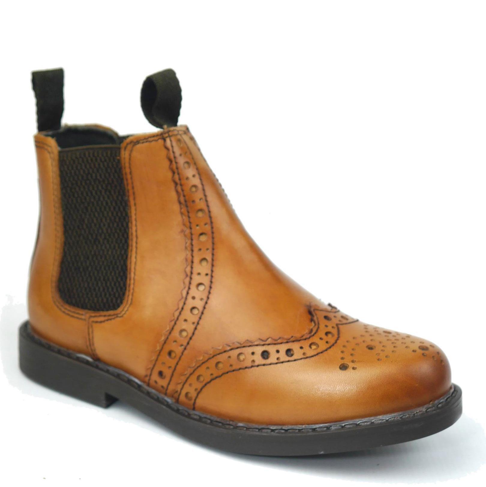 цена Кожаные ботинки челси с эффектом броги Cheltenham Frank James, коричневый