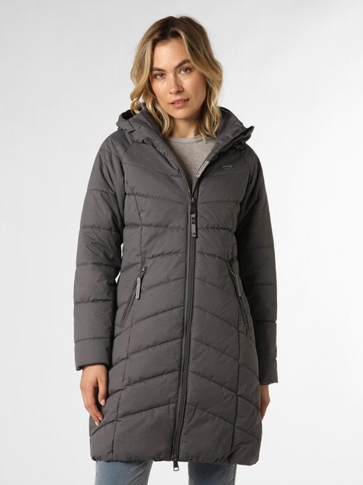 

Стеганое пальто Ragwear, серый