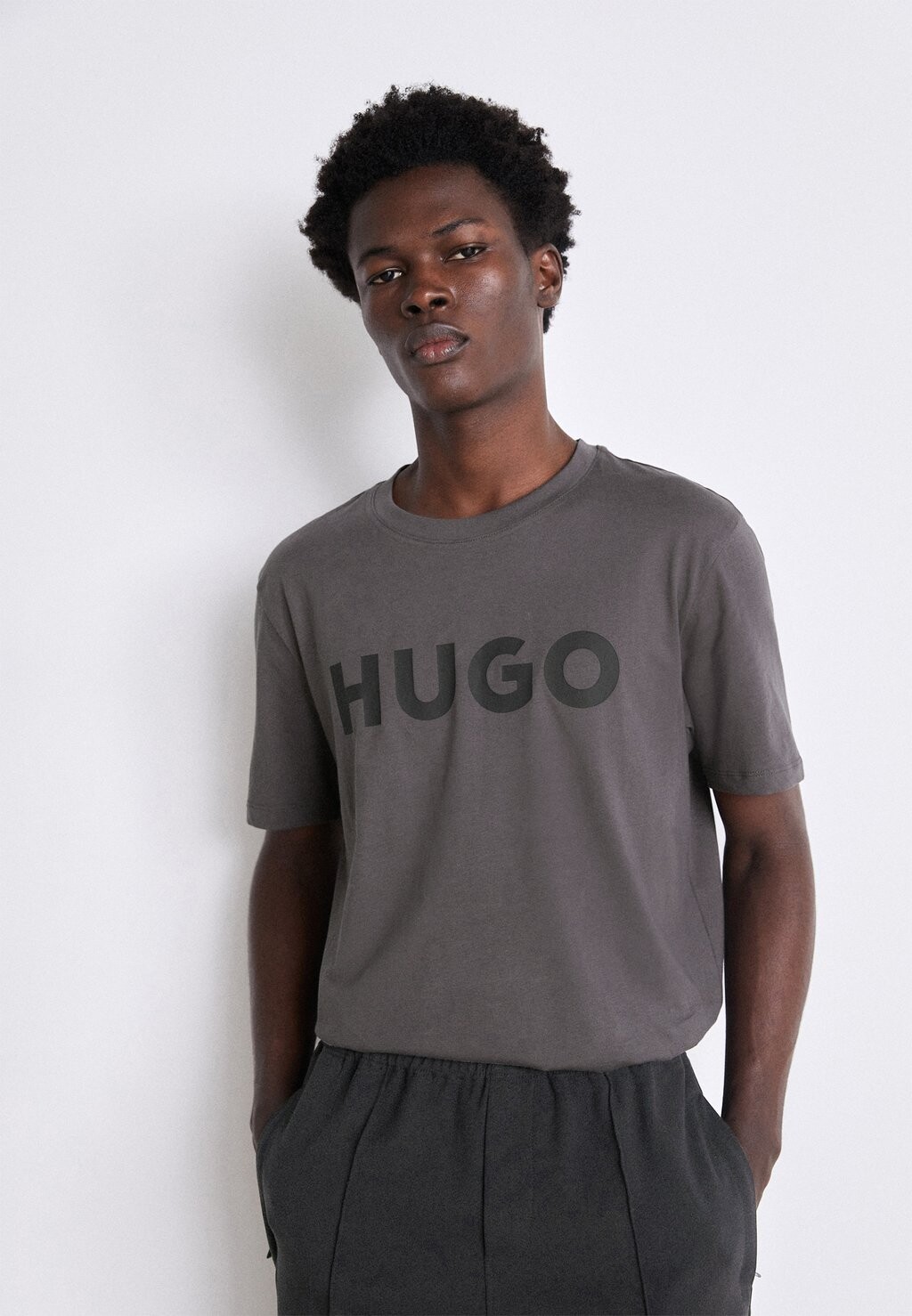 

Футболка с принтом Dulivio HUGO, цвет dark grey