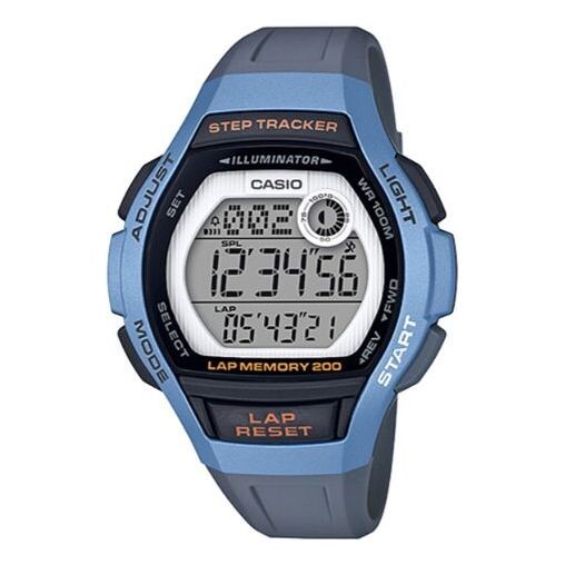 

Часы CASIO Waterproof Sports Shockproof Blue Digital, синий
