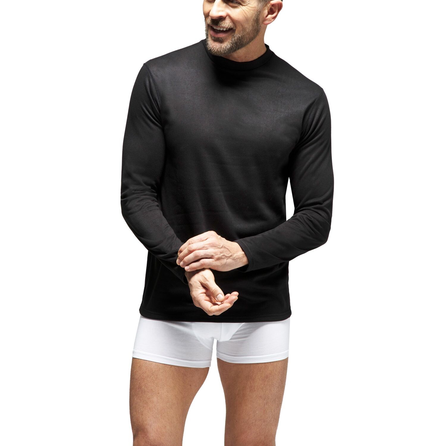 

Мужские теплодержатели X-Warm Base Layer Термальный верх из микрофлиса Heat Holders