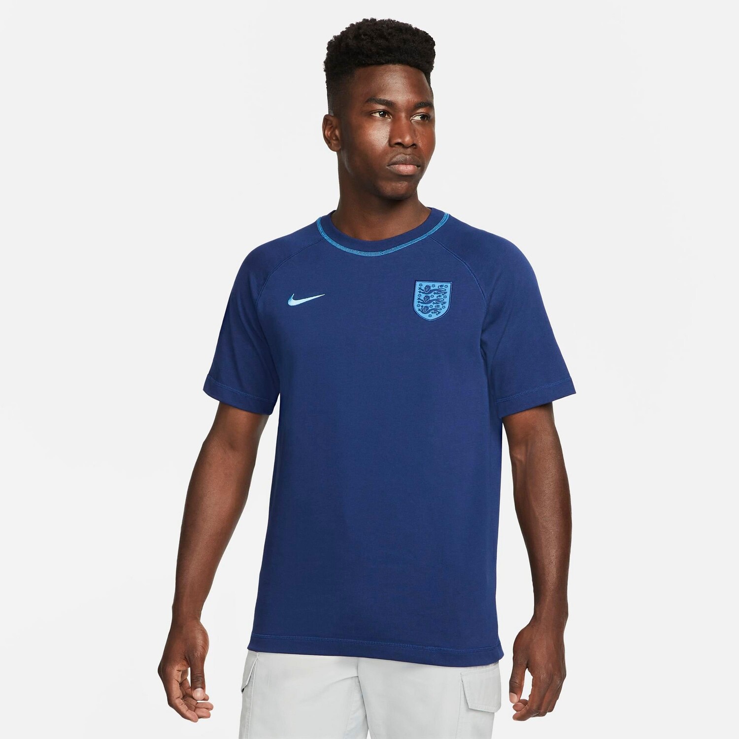 

Мужская дорожная футболка Nike England Soccer Travel, синий