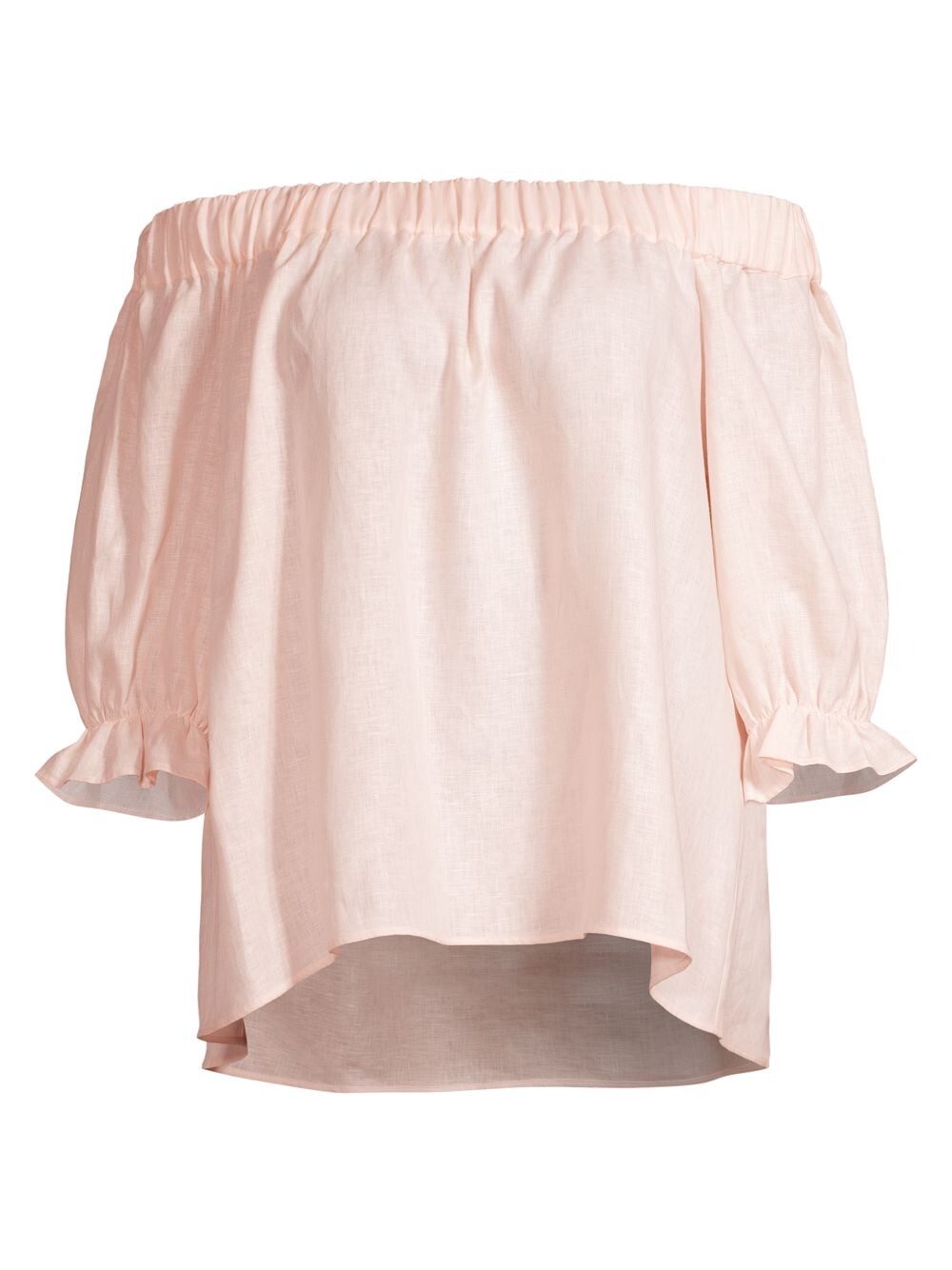 

Блузка с открытыми плечами Gruner Harshman, Plus Size, роза