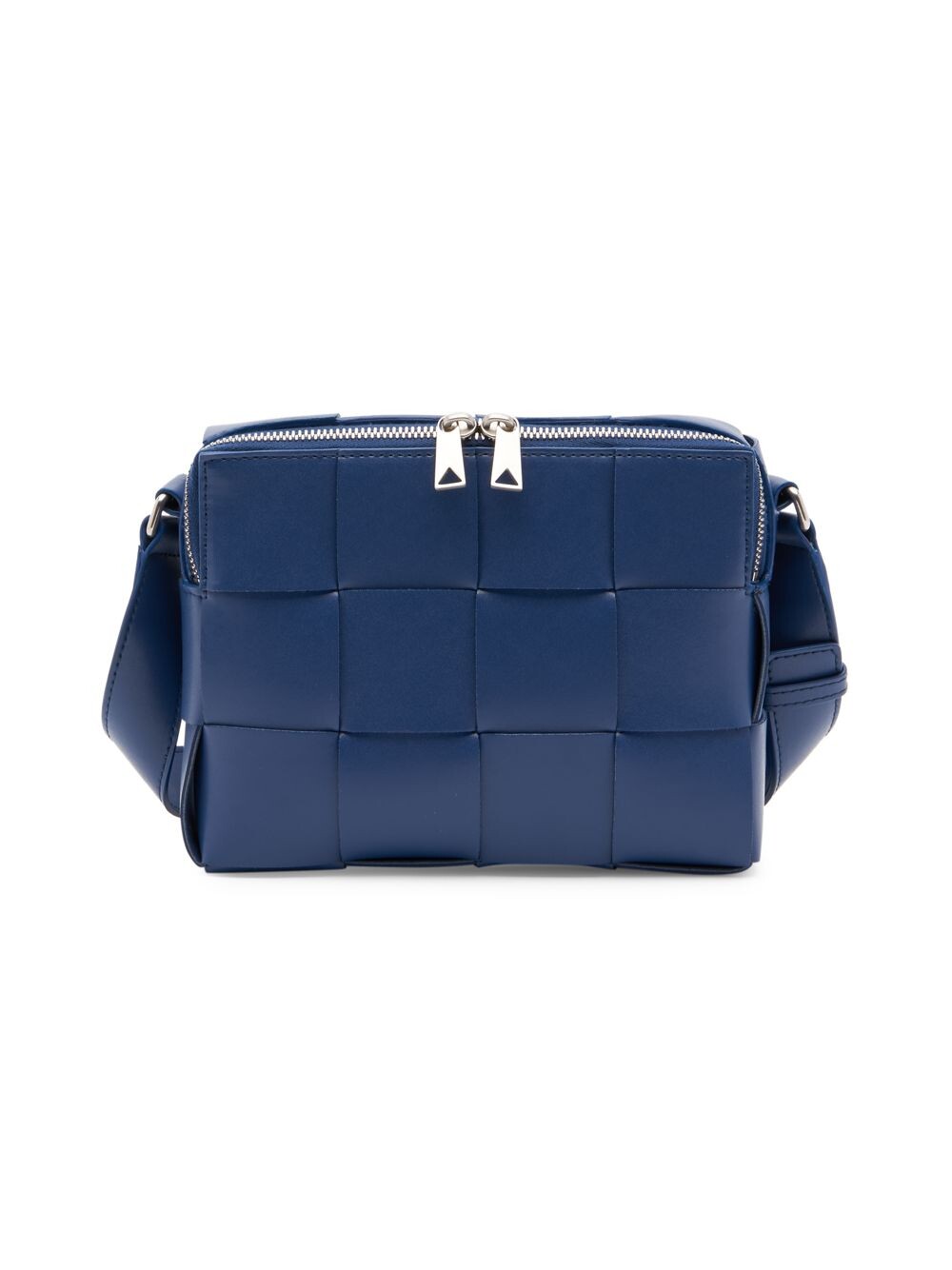 

Кожаная сумка через плечо Intrecciato Bottega Veneta, серебряный