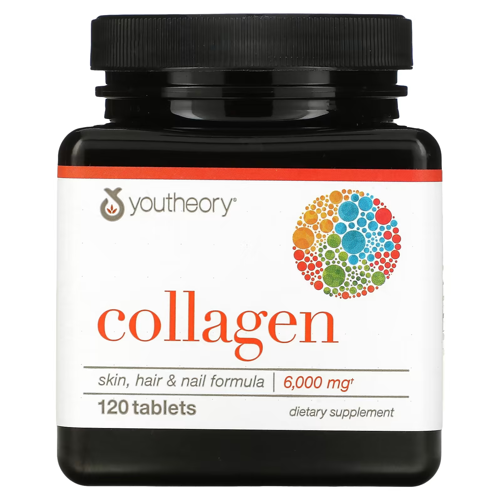 Коллаген Youtheory 6000 мг, 120 таблеток (1000 мг на таблетку)