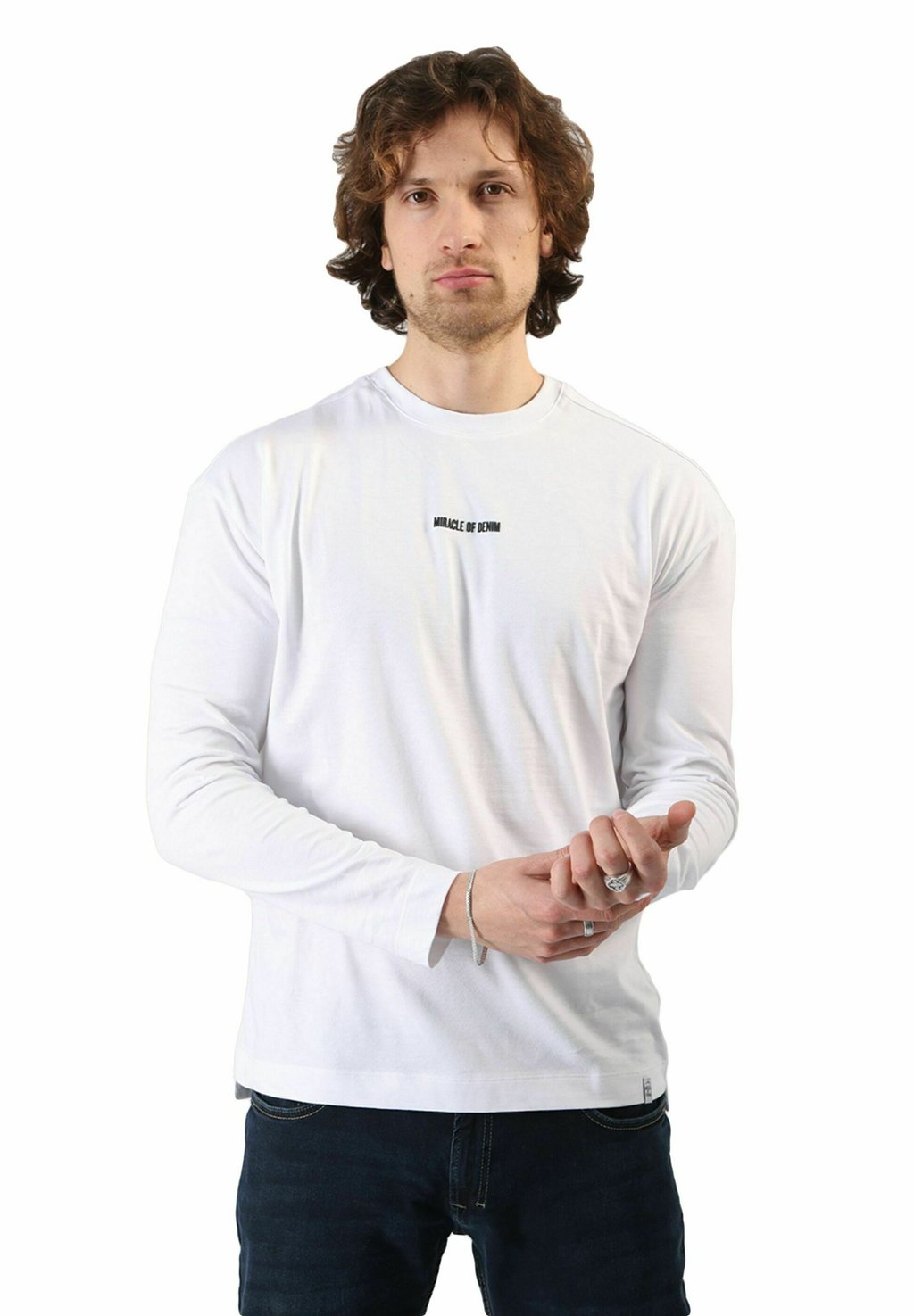 Рубашка с длинным рукавом Miracle of Denim, цвет weiß