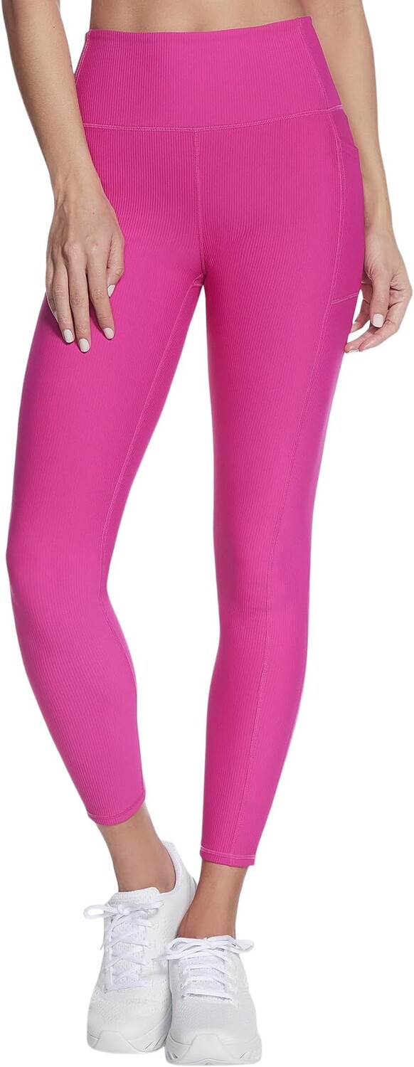 

Брюки GO WALK RIBBED HIGH WAIST LEGGING SKECHERS, розовый