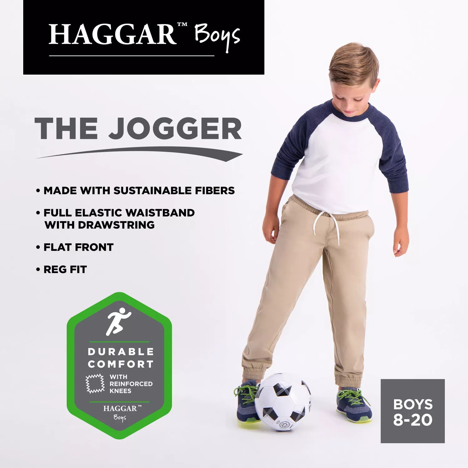 цена Брюки-джоггеры Haggar для мальчиков 8–20 лет Haggar