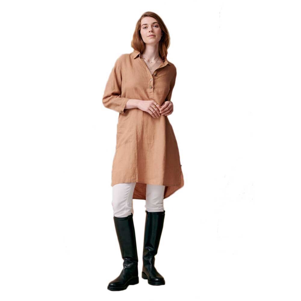 

Платье миди Redgreen Dina Shirt Long Sleeve, коричневый