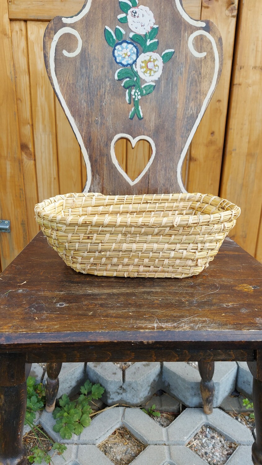 

Хлебная корзина из соломы, миска