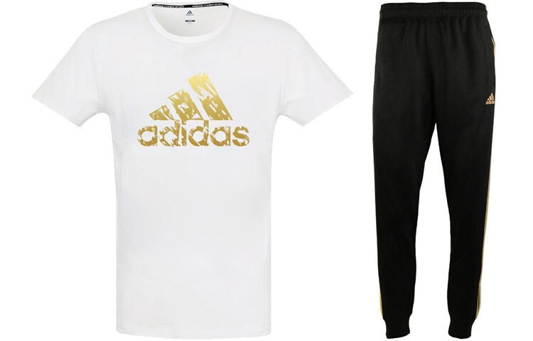 

Adidas Мужская повседневная спортивная одежда, Белый и черный
