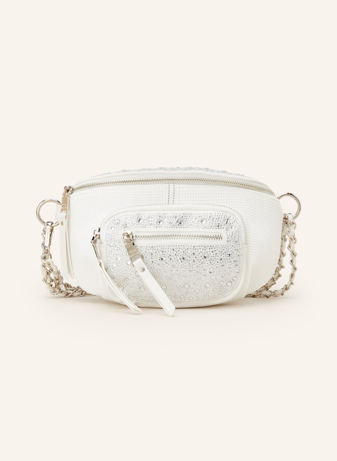 

Поясная сумка STEVE MADDEN mit Schmucksteinen, белый