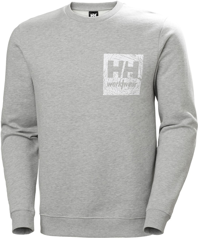 Пуловер Helly Hansen Logo Sweatshirt, серый футболка helly hansen logo серый